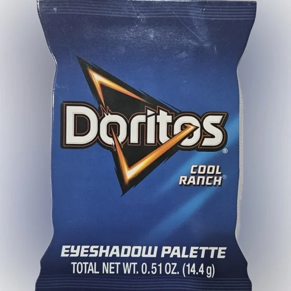 Doritos Cool Ranch Eye Shadow Palette 12 Colors Tortilla Chip Shades Makeup - Picture 1 of 7